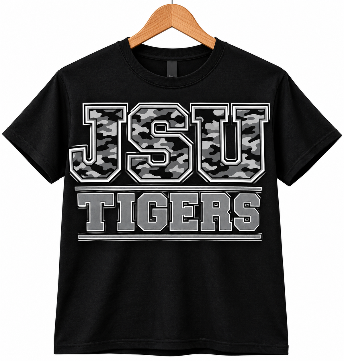 JSU Blackout Camo Tee