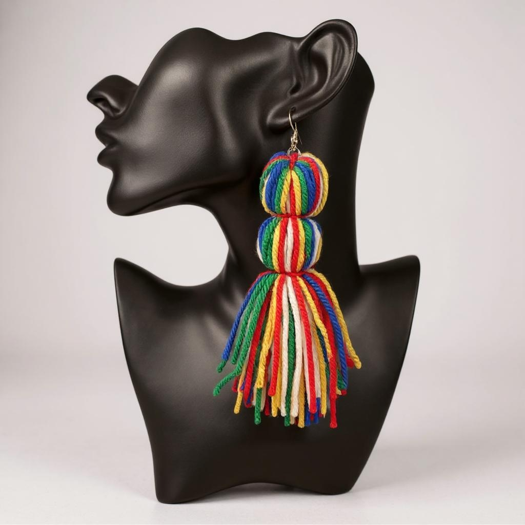 Tassel Temptation Earrings (Multi Colored)