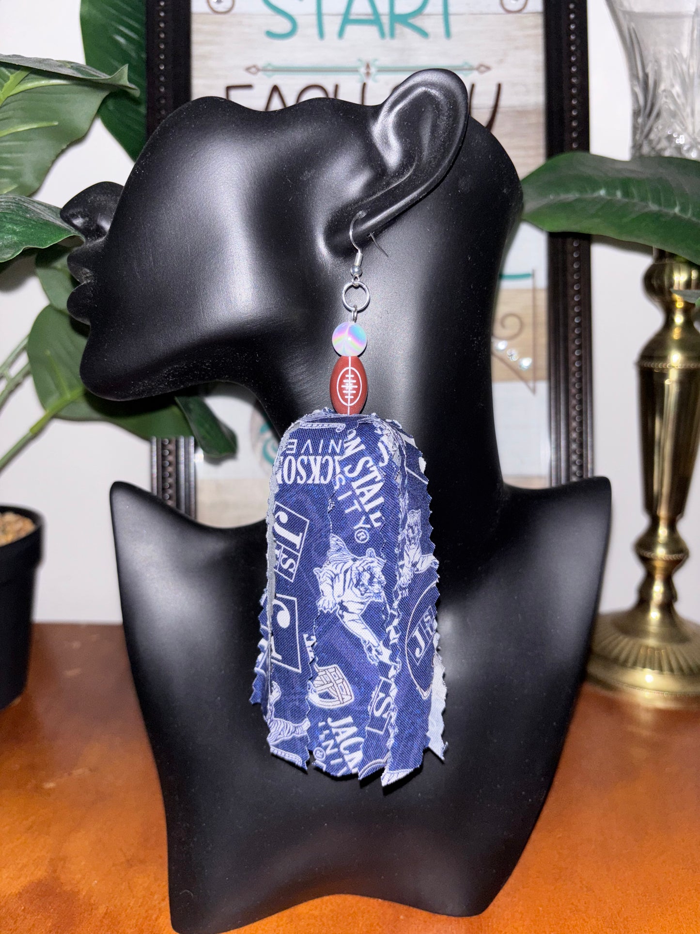 JSU Fabric Earrings