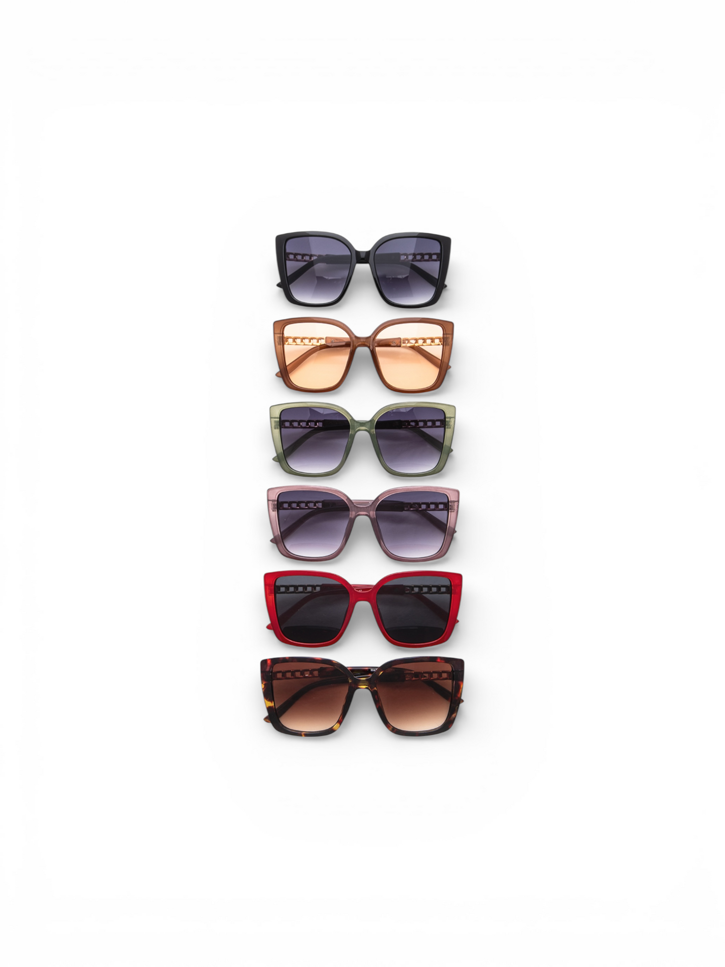 Chain Glam Cat Eye Shades