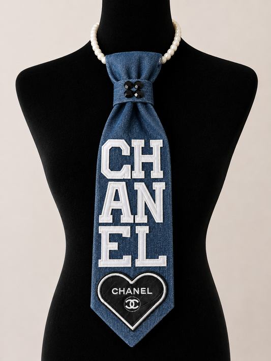 Denim Diva Necklace Tie-CC