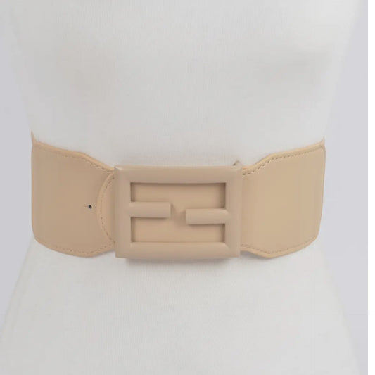 Color Stretch Plus Belt-Nude