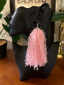 Pink Scrubby Earrings