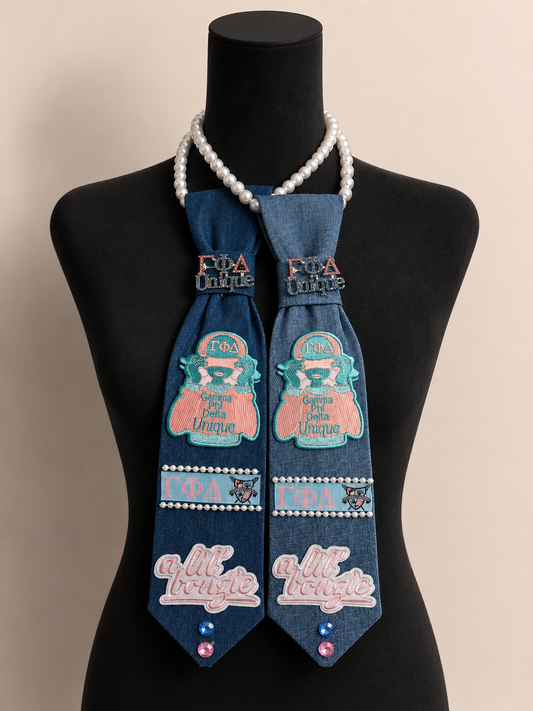 Denim Diva Necklace Tie-GPD