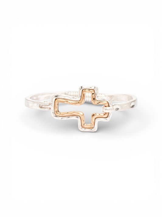 Grace & Gold Cross Bracelet
