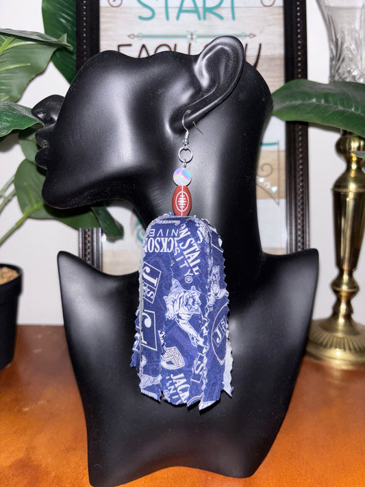 JSU Fabric Earrings