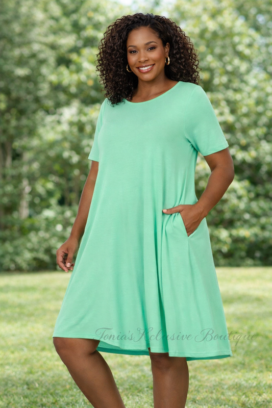 Casual Charm Flare Dress