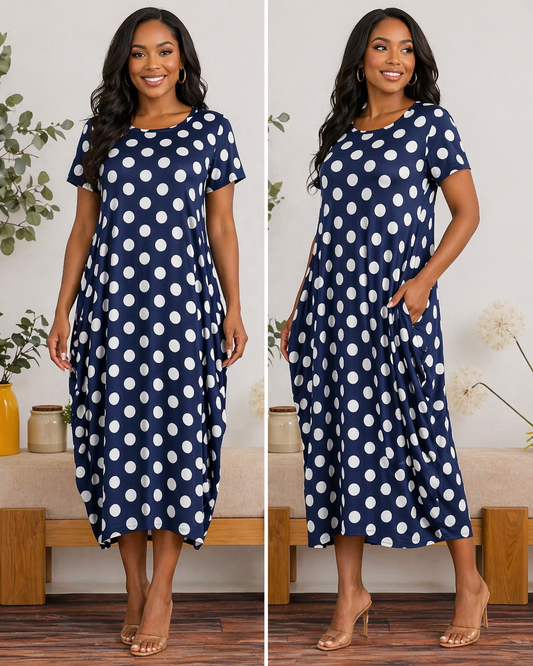 Timeless Beauty Dot Dress