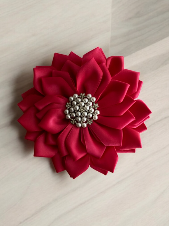 Fuchsia Flower Brooch