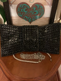 Stone Bow Tie Clutch