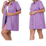 2 Way Shirt Dress-Lavender